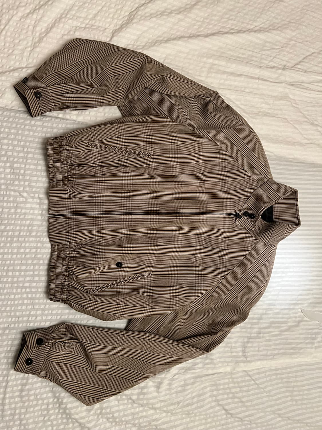 [M]렉토 글렌체크 블루종 상품이미지7