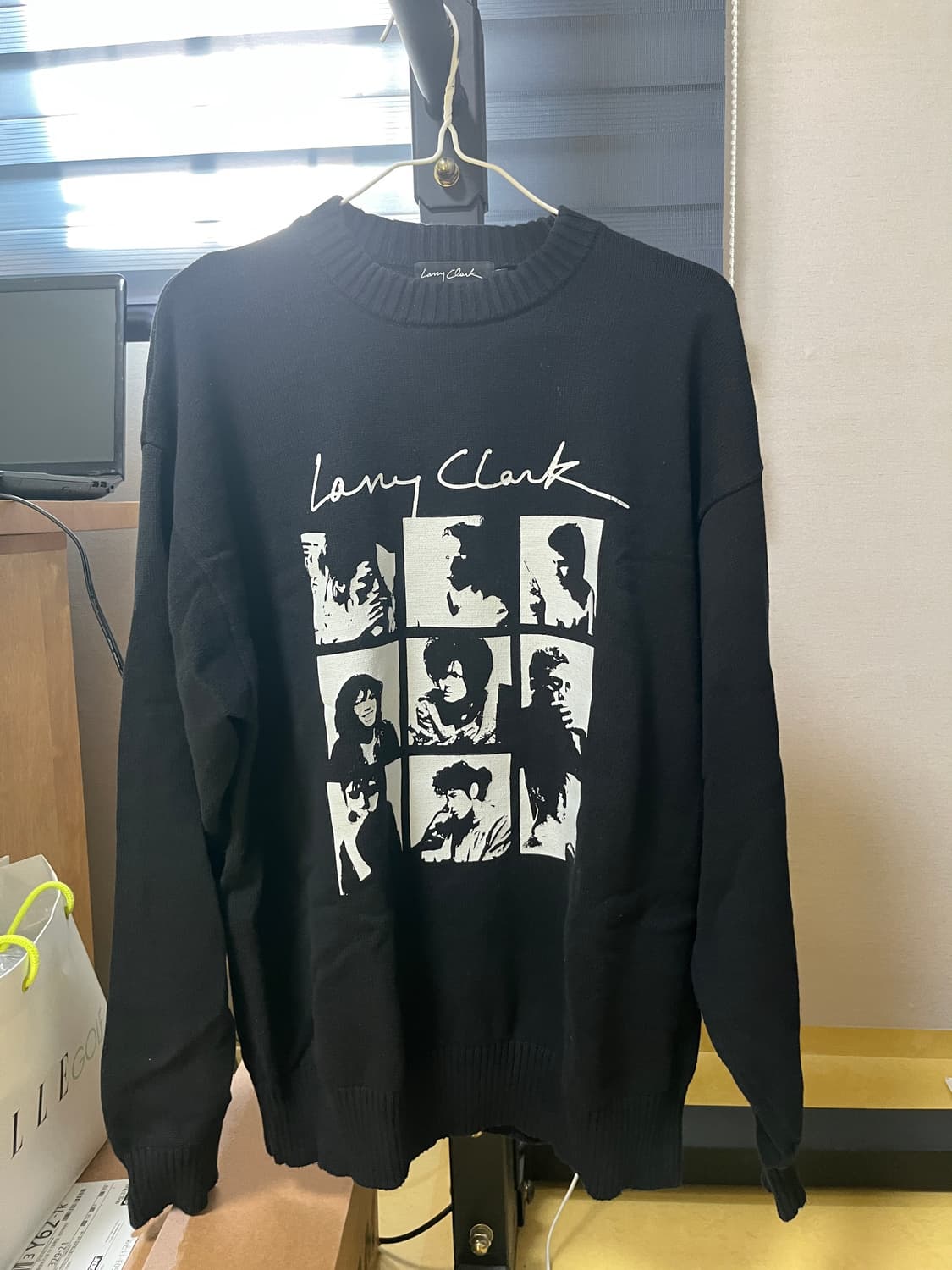 래리클락 니트 블랙 M 상품이미지1