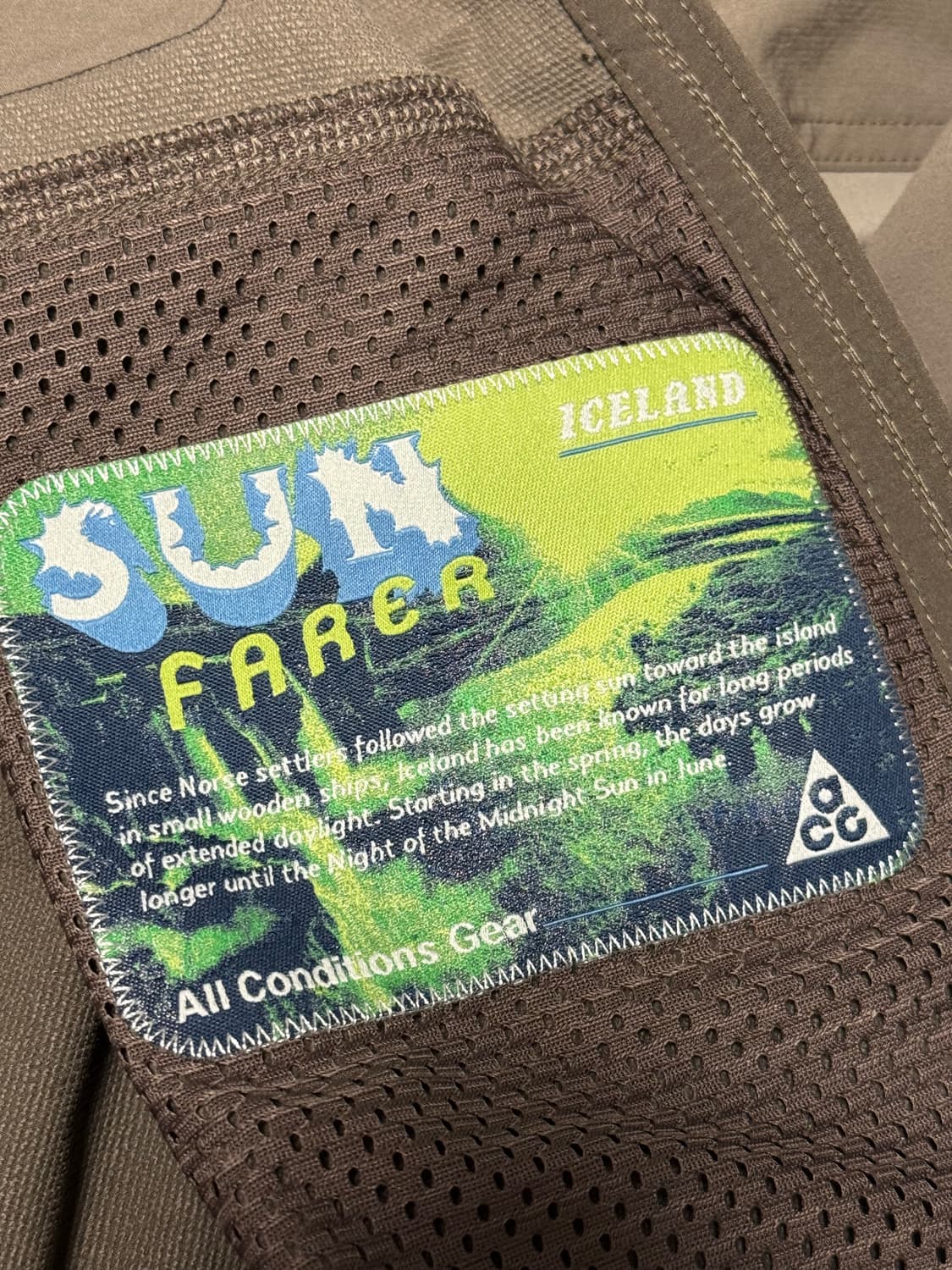 [M] 나이키 acg 썬페어러 자켓 아이언스톤 상품이미지3