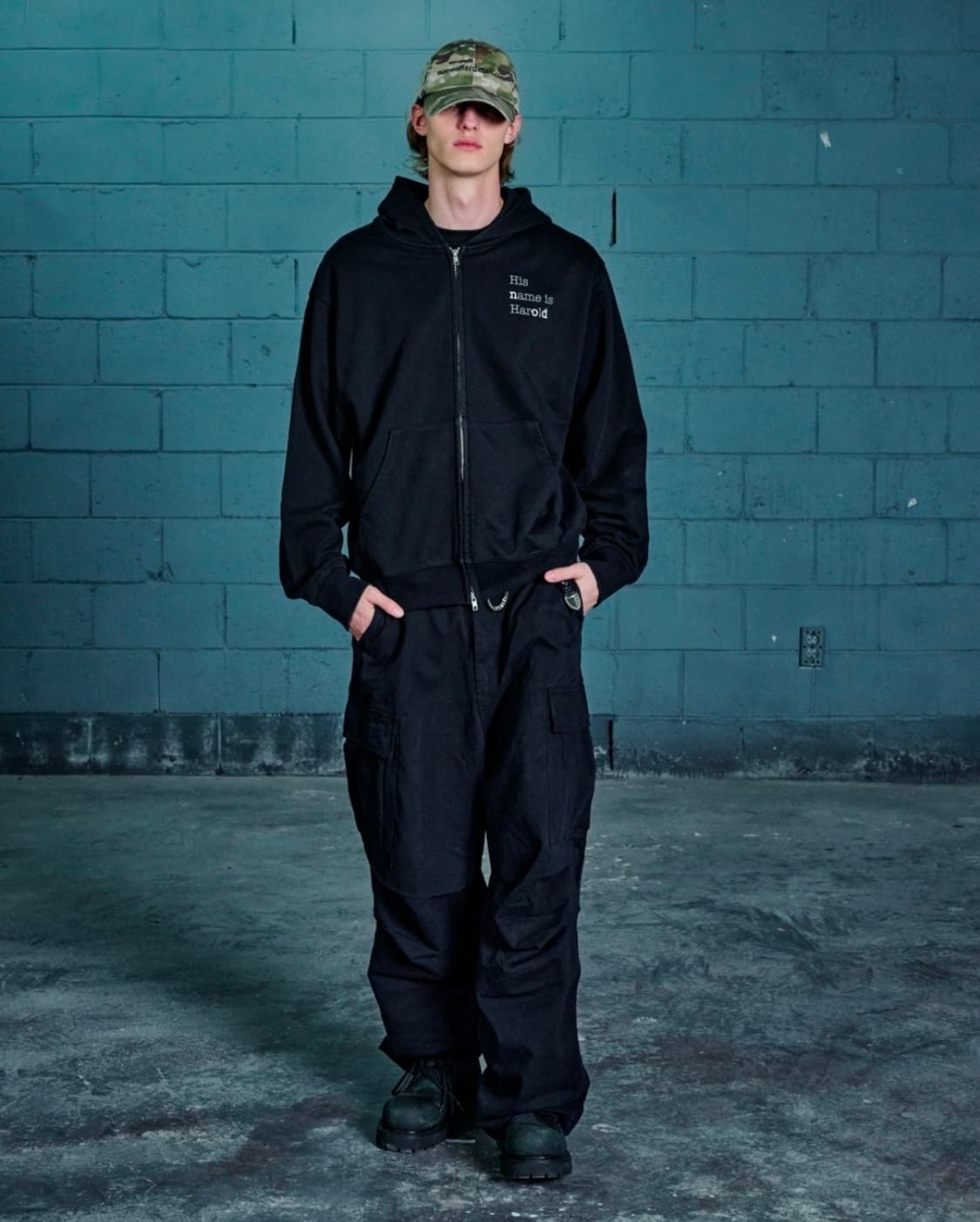 노드 스톤 워시드 카고 상품이미지3