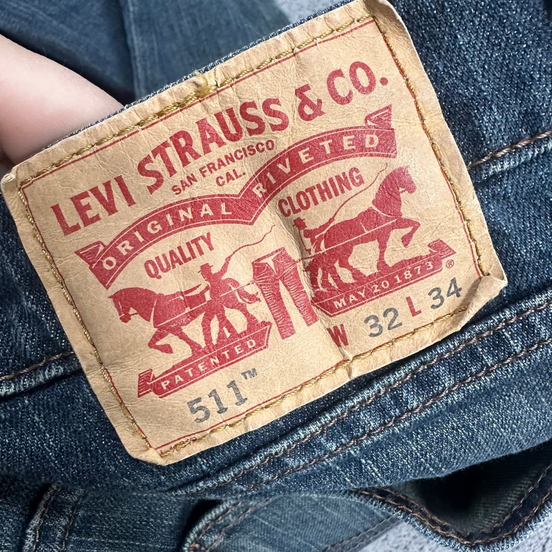 ✨ (바배) 리바이스 511 데님 팬츠  상품이미지3