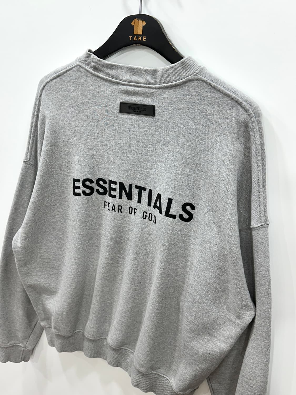 피어오브갓 에센셜 로고 맨투맨 그레이 L 상품이미지7