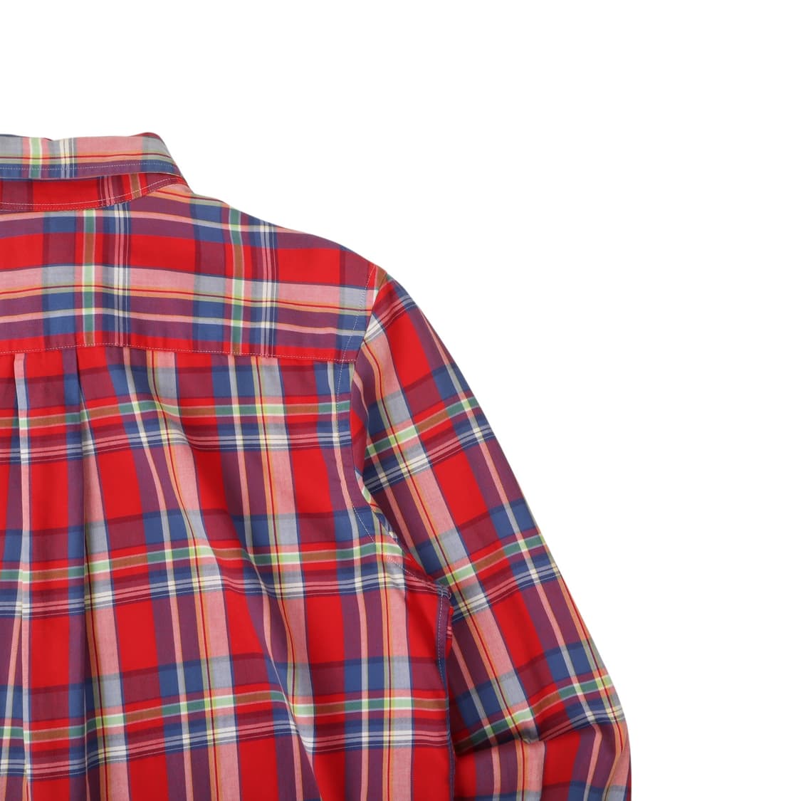 폴로 랄프로렌 레드 마드라스 체크 셔츠 상품이미지5