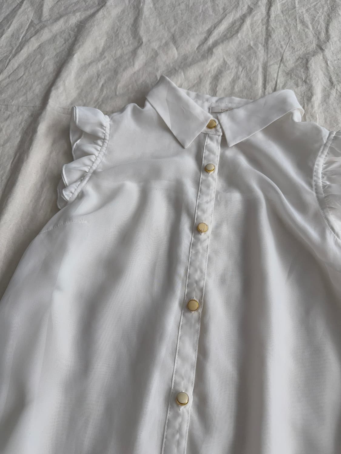 아이보리 러블리 쉬폰 블라우스 상품이미지2