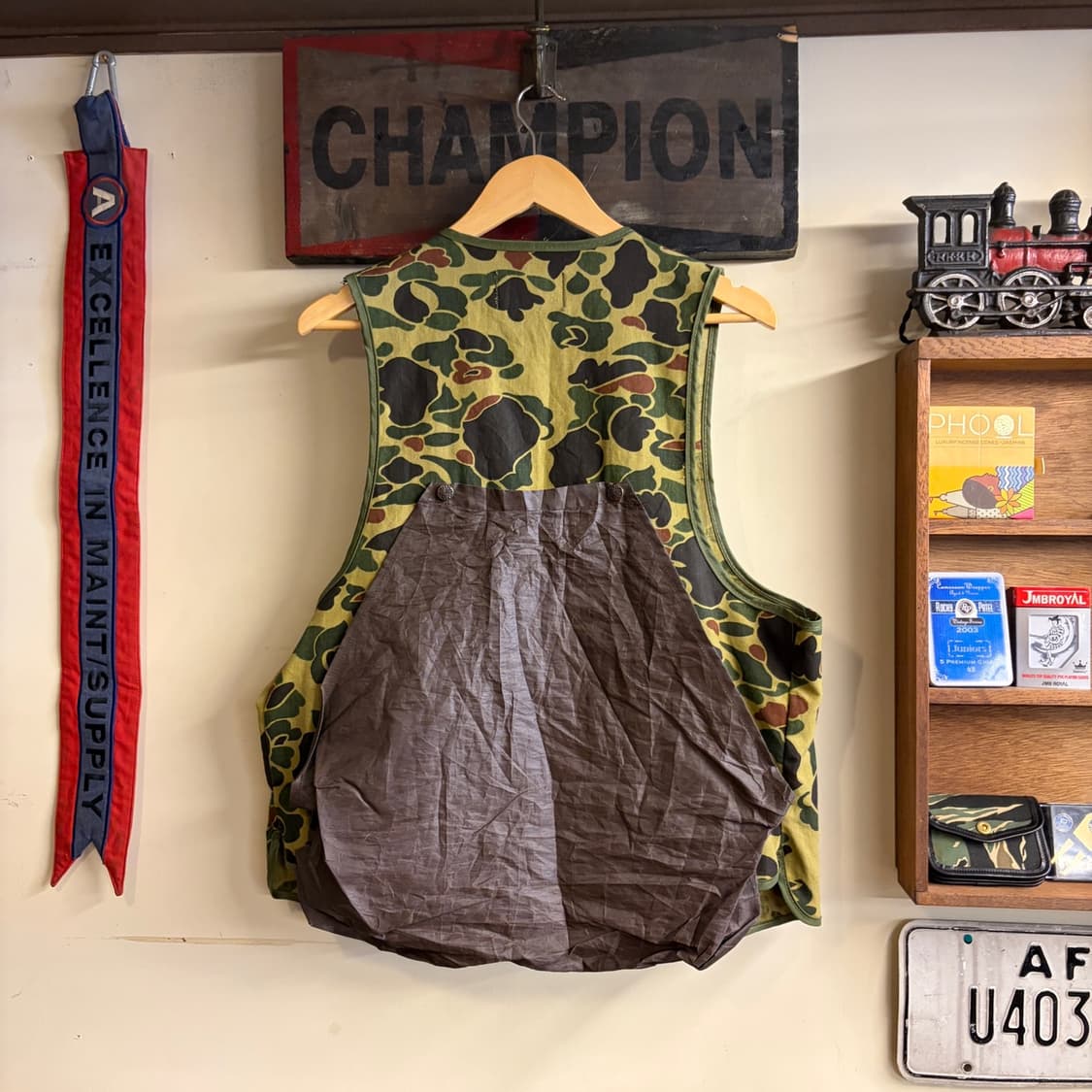 Vintage Duck Camo Hunting Vest 상품이미지6