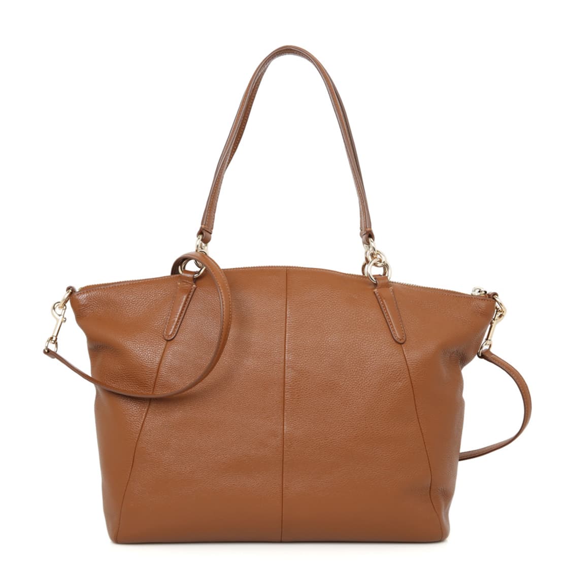 코치 켈시 사첼 인 브라운 레더 숄더백 F36591 상품이미지5