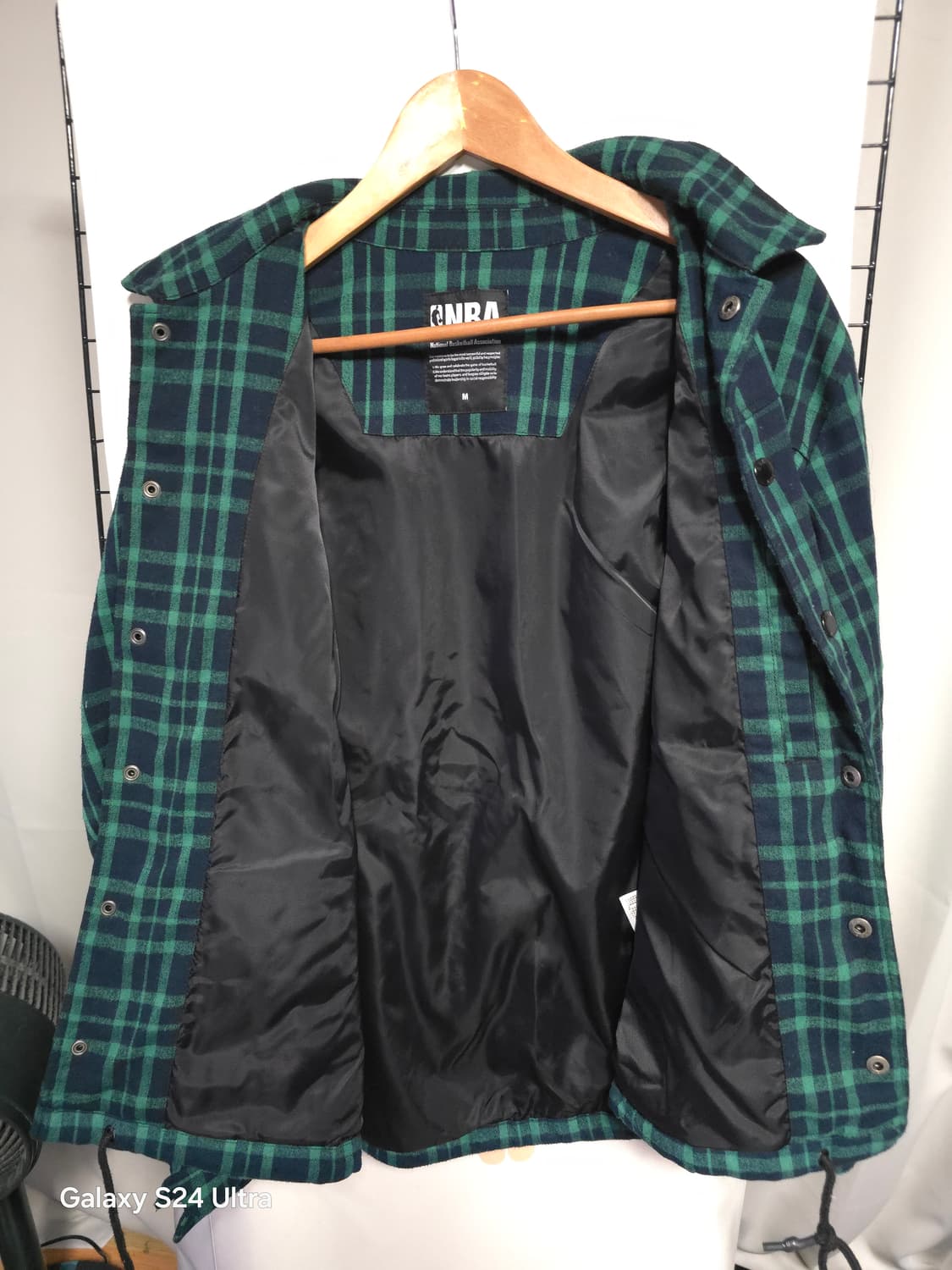 NBA 필라델피아 체크 셔츠 M ✨️정품✨️ 상품이미지4