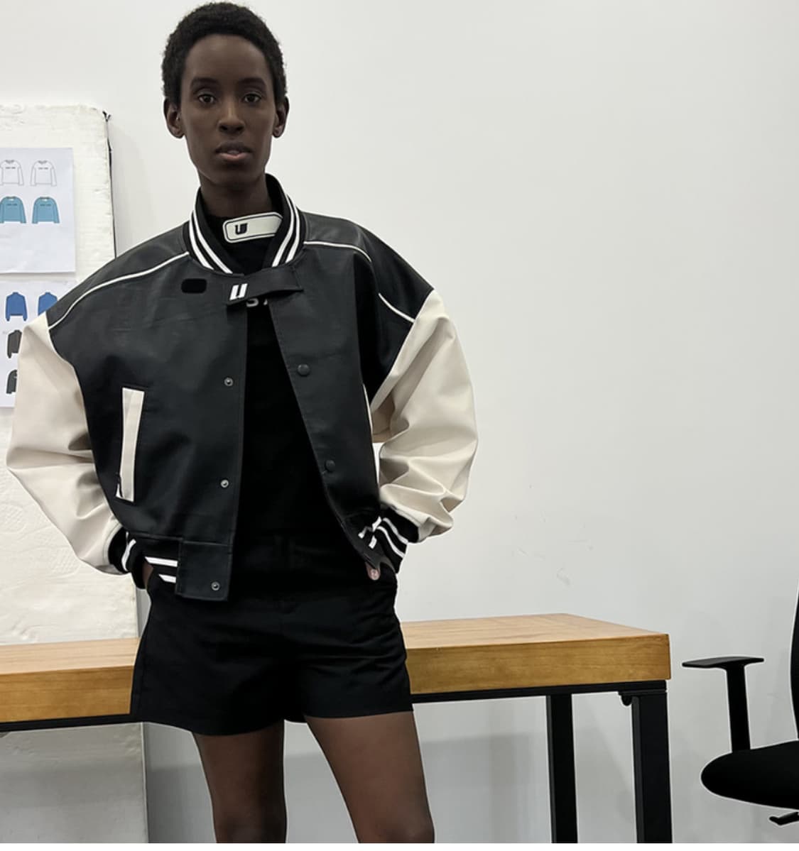 우마미즘 레더 자켓 상품이미지1