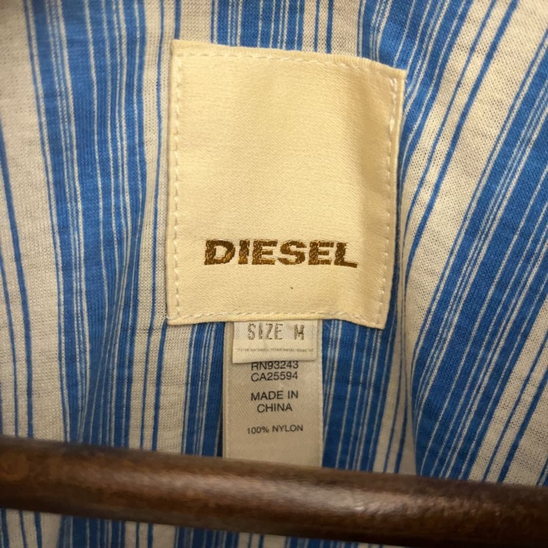 디젤 올드스쿨 빈티지 레이싱 바람막이 자켓 M C09516 상품이미지5