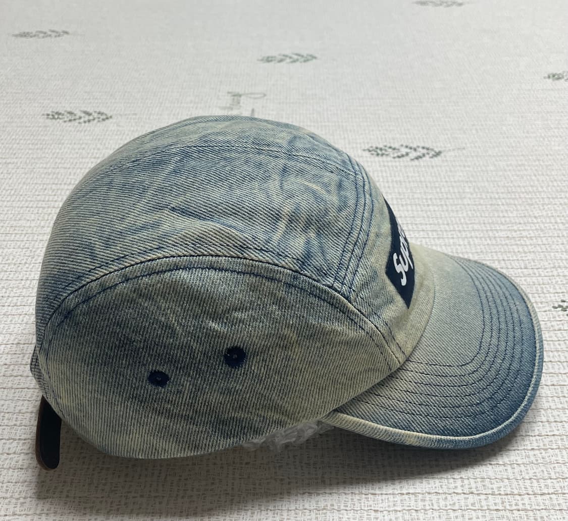 25FW 슈프림 워시드 치노 트윌 캠프캡 데님 상품이미지4