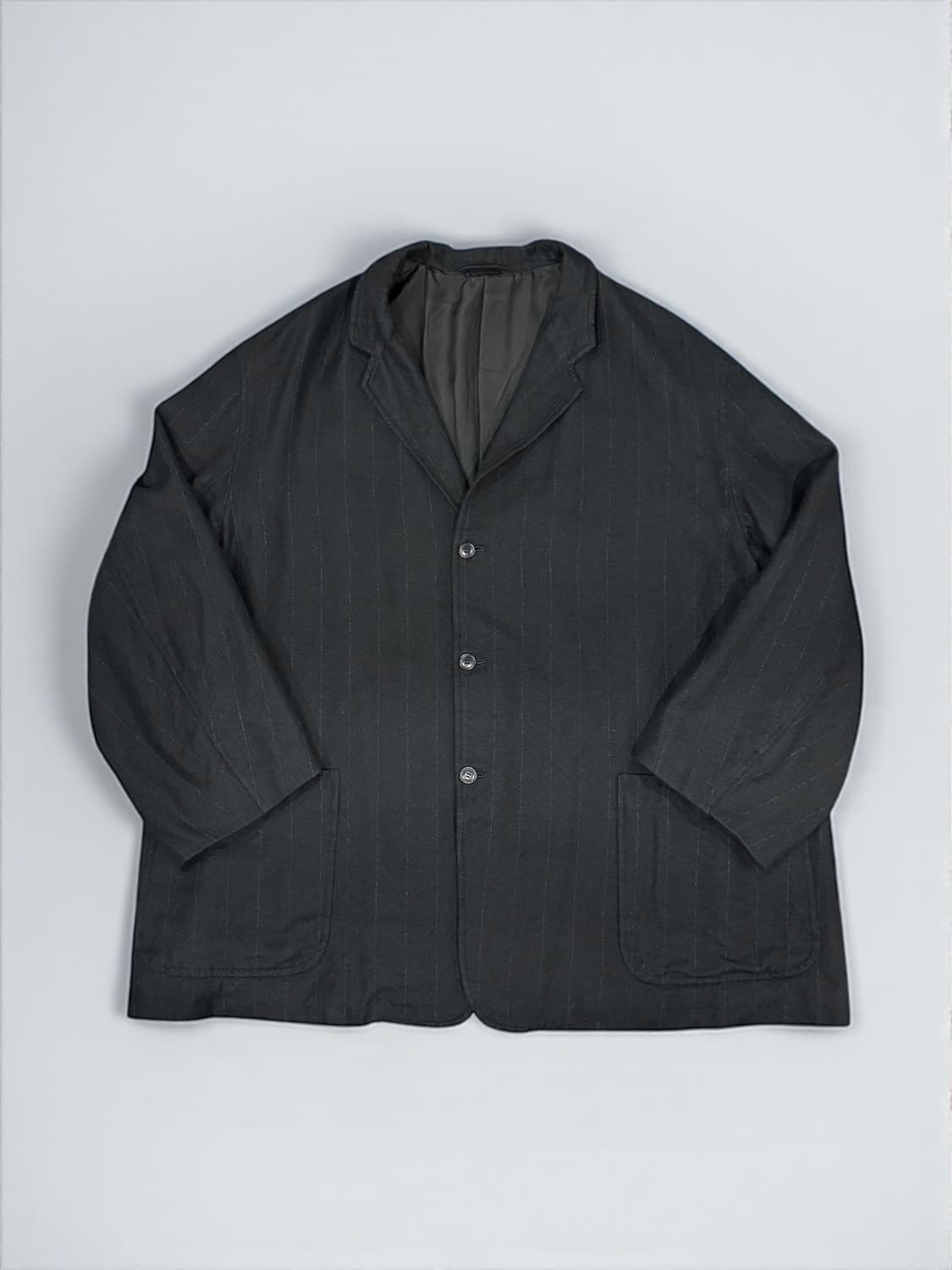 코모리 캐시미어 스트라이프 자켓 상품이미지1