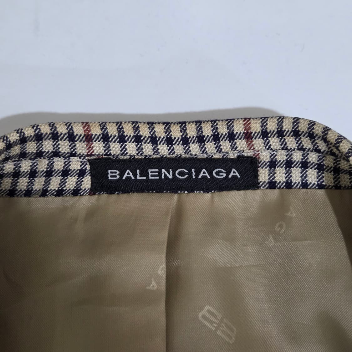 발렌시아가 체크 블레이저 자켓  상품이미지6