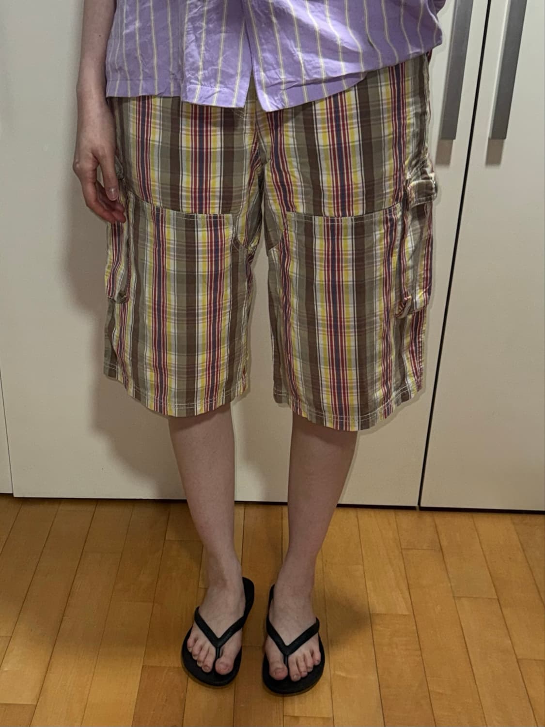 오일릴리 체크 반바지 상품이미지9