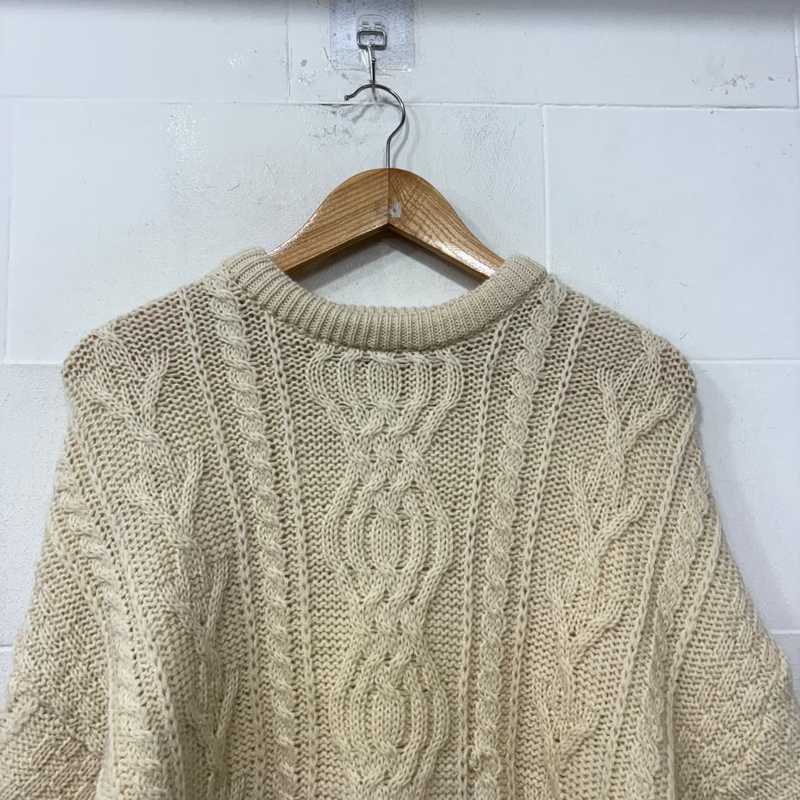 아란크래프트 피셔맨 울 니트 상품이미지3