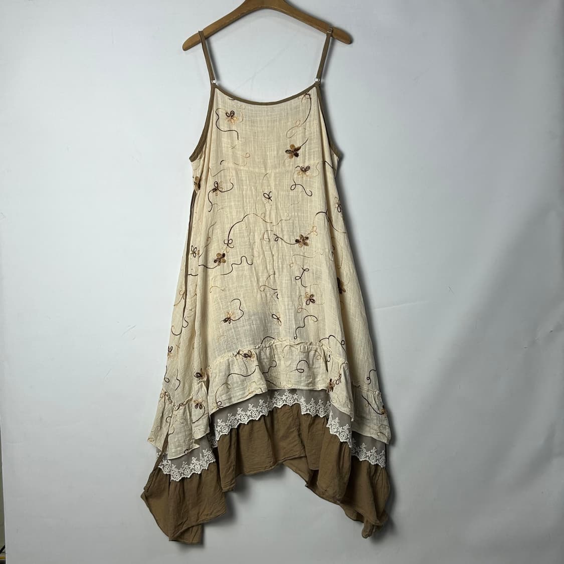 [JPN] 빈티지 히피 모리걸 그라데이션 초코나무 원피스 상품이미지2