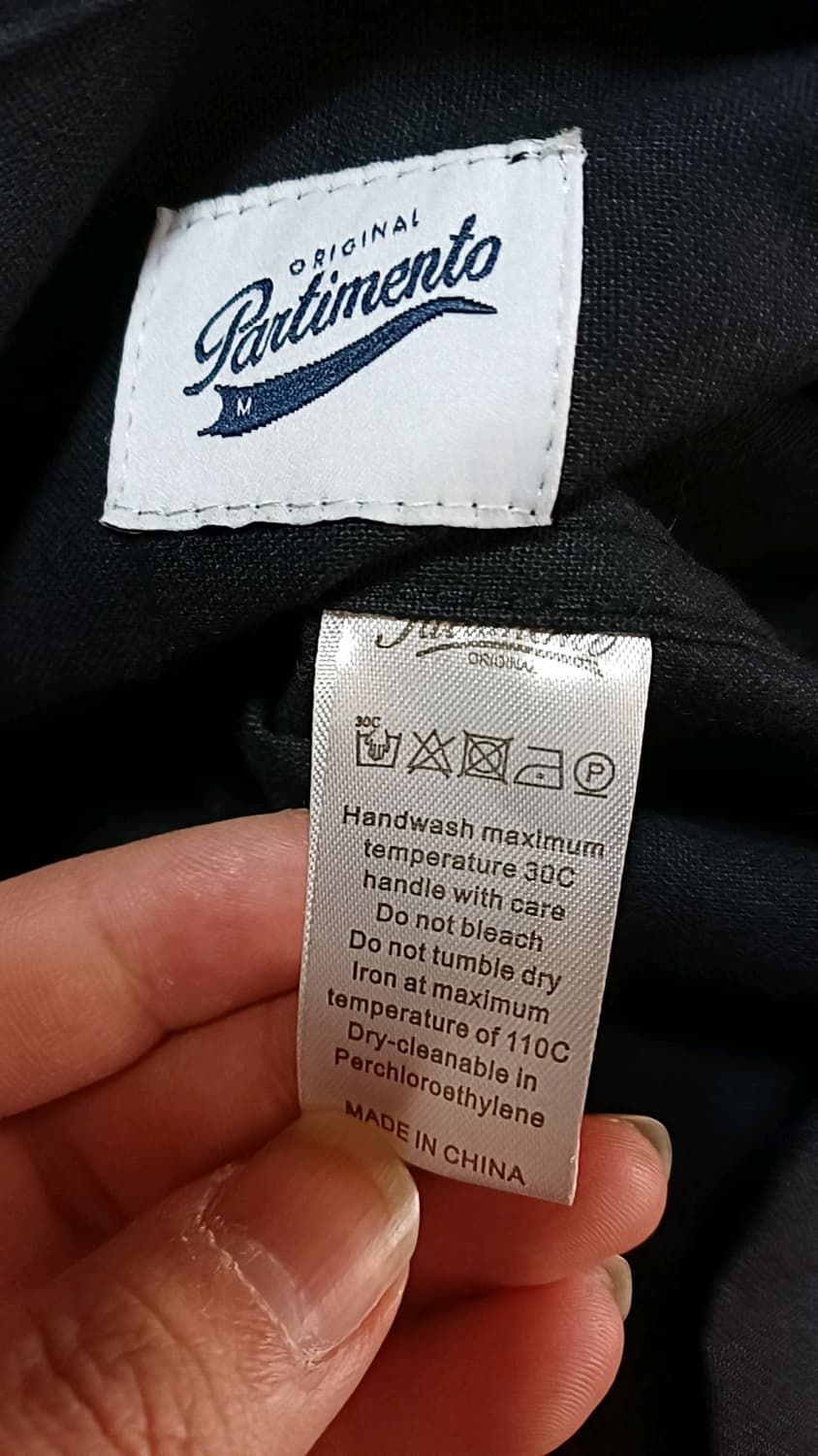 파르티멘토 오버핏반팔남방 100 가슴59 기장72 상품이미지4