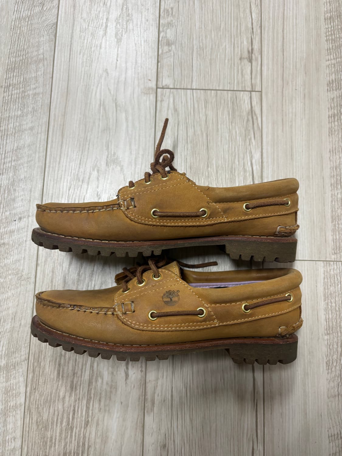 팀버랜드 보트슈즈 3아이 브라운 260 상품이미지2