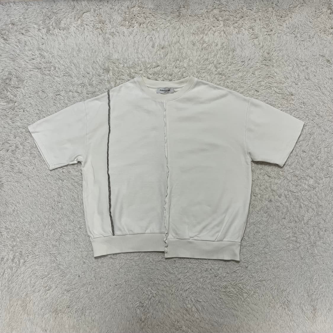 Andersson Bell white overlock t-shirt 상품이미지4