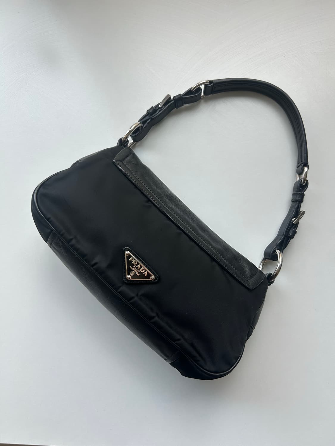 📸오픈특가!!)) 정품 새상품 프라다 블랙 아카이브 나일론 숄더백 상품이미지1