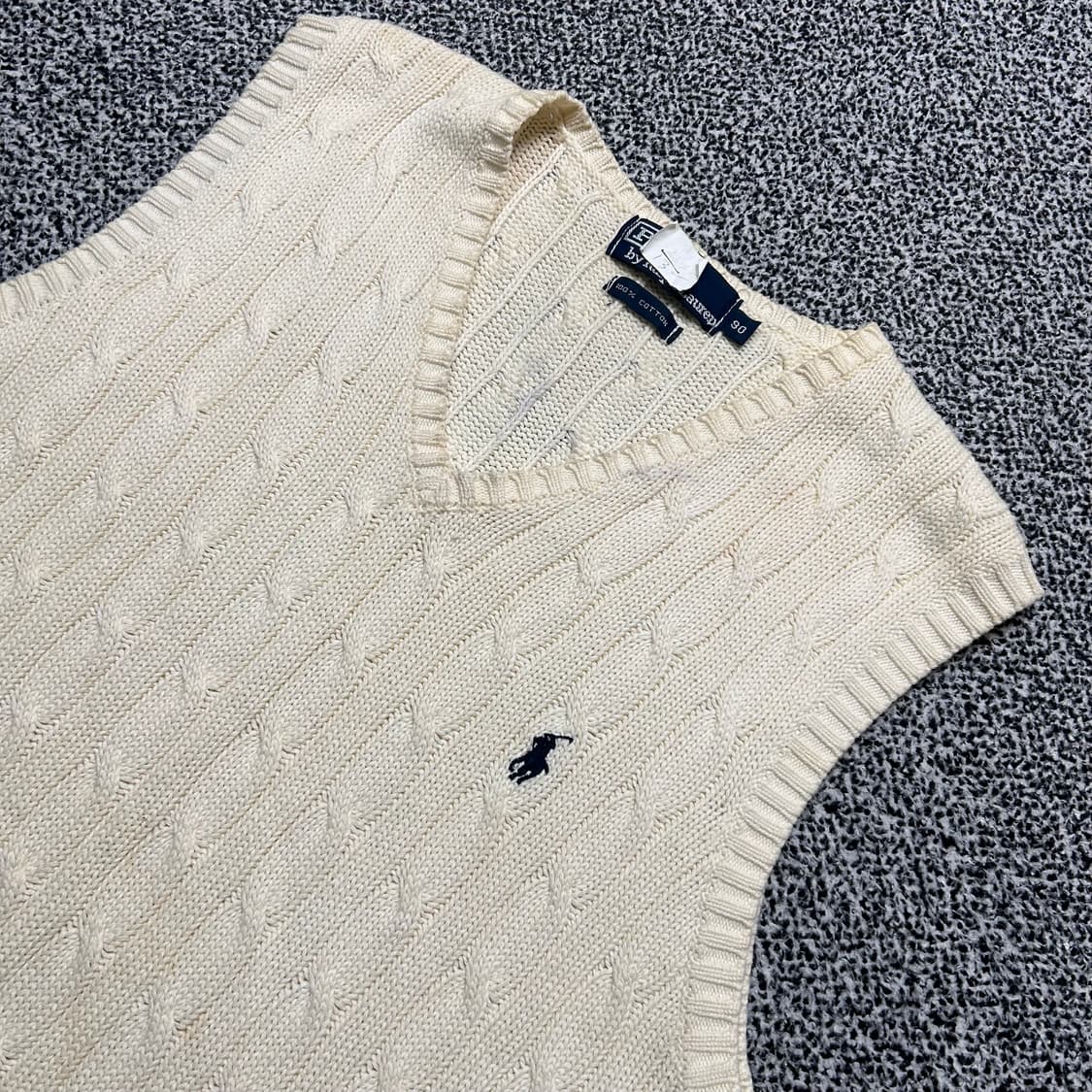 폴로 (POLO RalphLauren)아이보리 케이블 베스트 상품이미지2