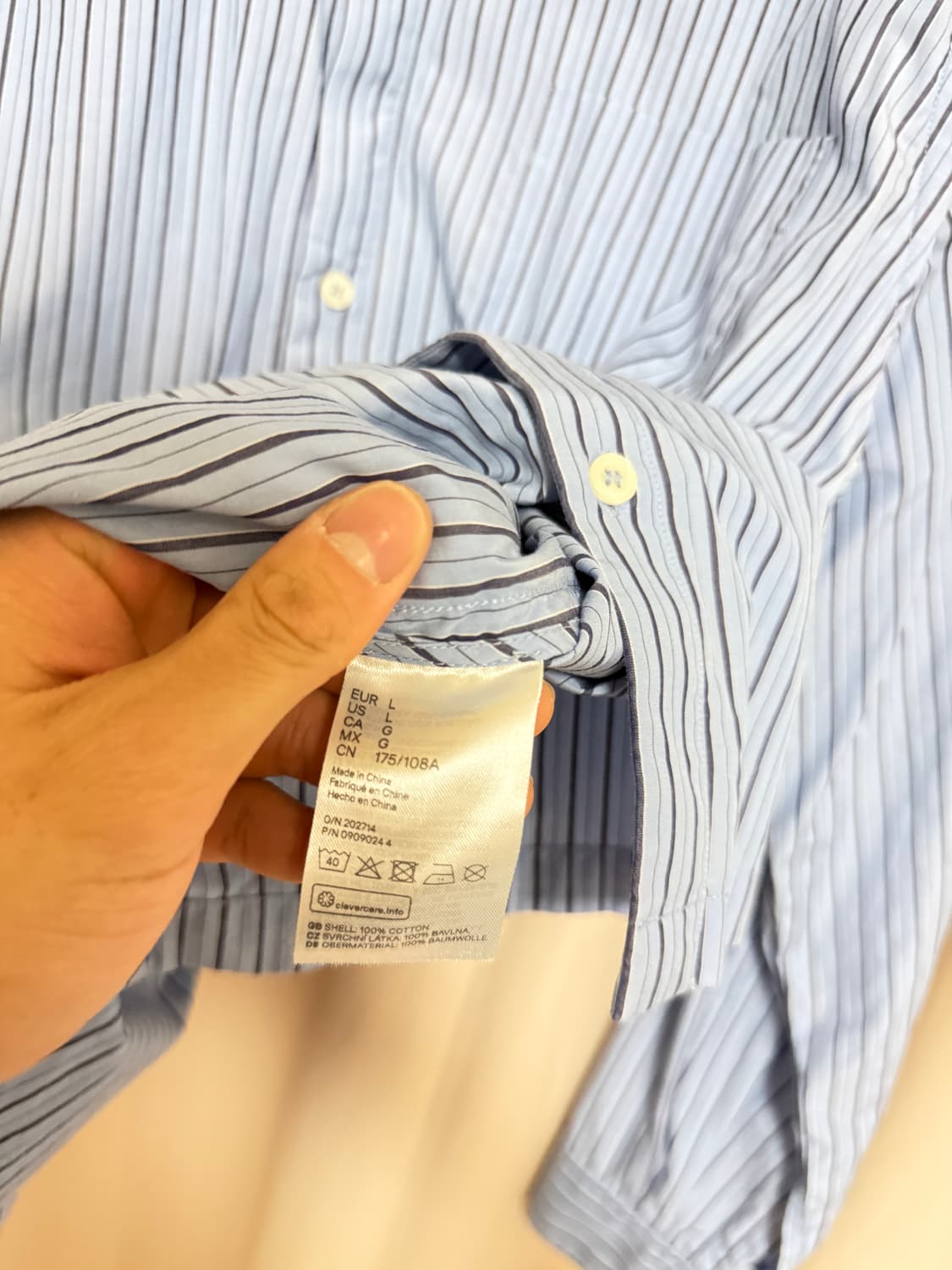 H&m toga archive 스트라이프 셔츠  L size 상품이미지9