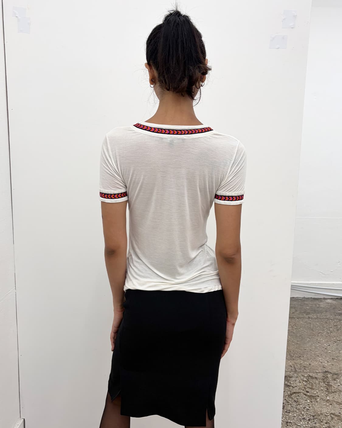 구찌 by 프리다 지아니니 2007S/S 에스닉 레이스업 탑 상품이미지2