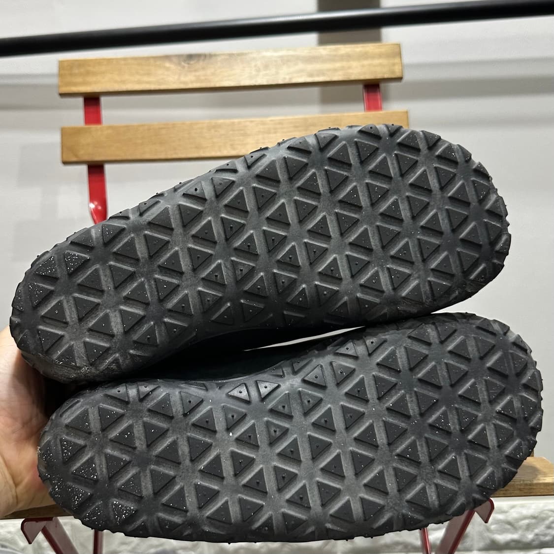 290) 나이키 운동화 남성 남자 슬립온 ACG 목 레더 블랙 상품이미지6