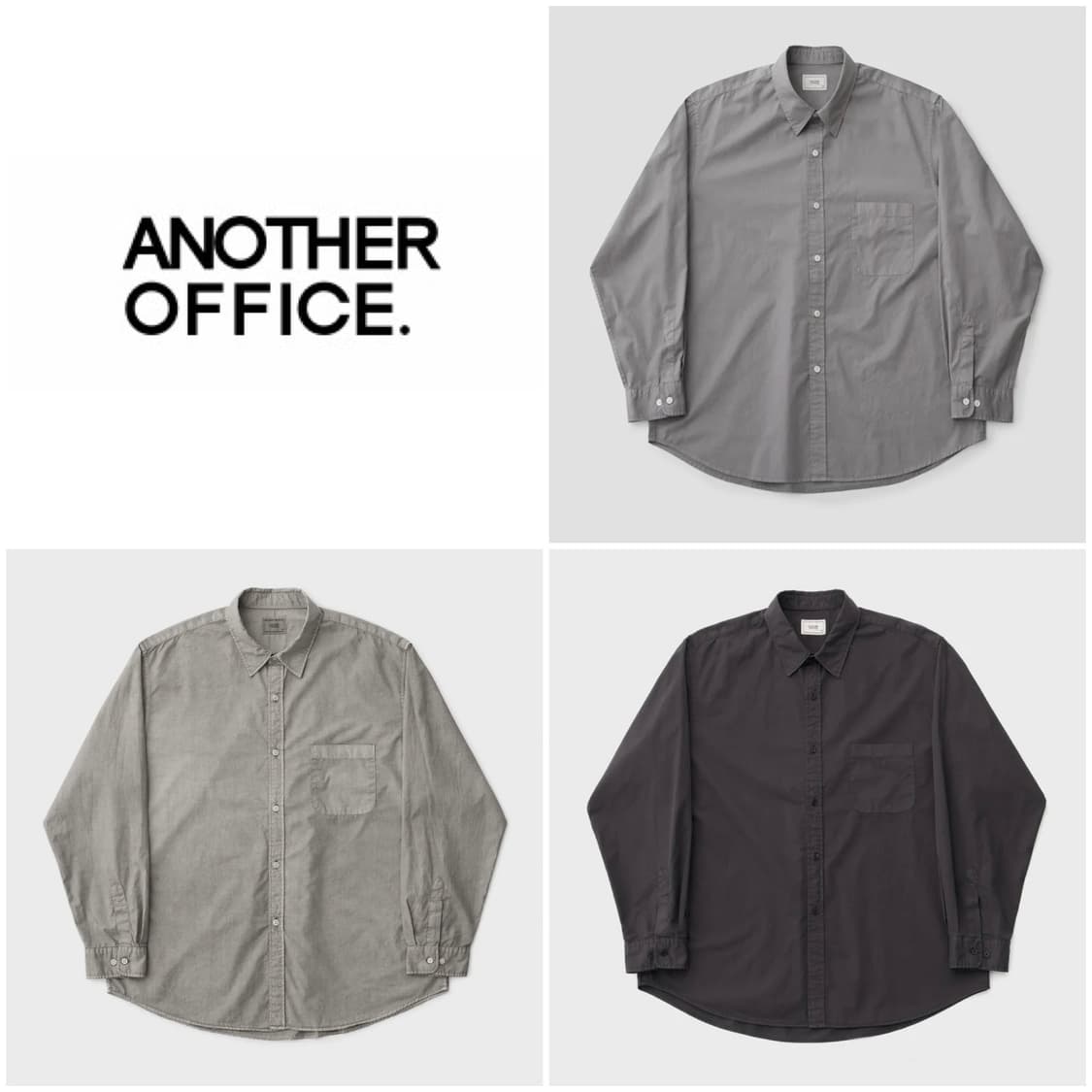 어나더오피스 볼드 가먼트셔츠 3개 일괄 상품이미지1