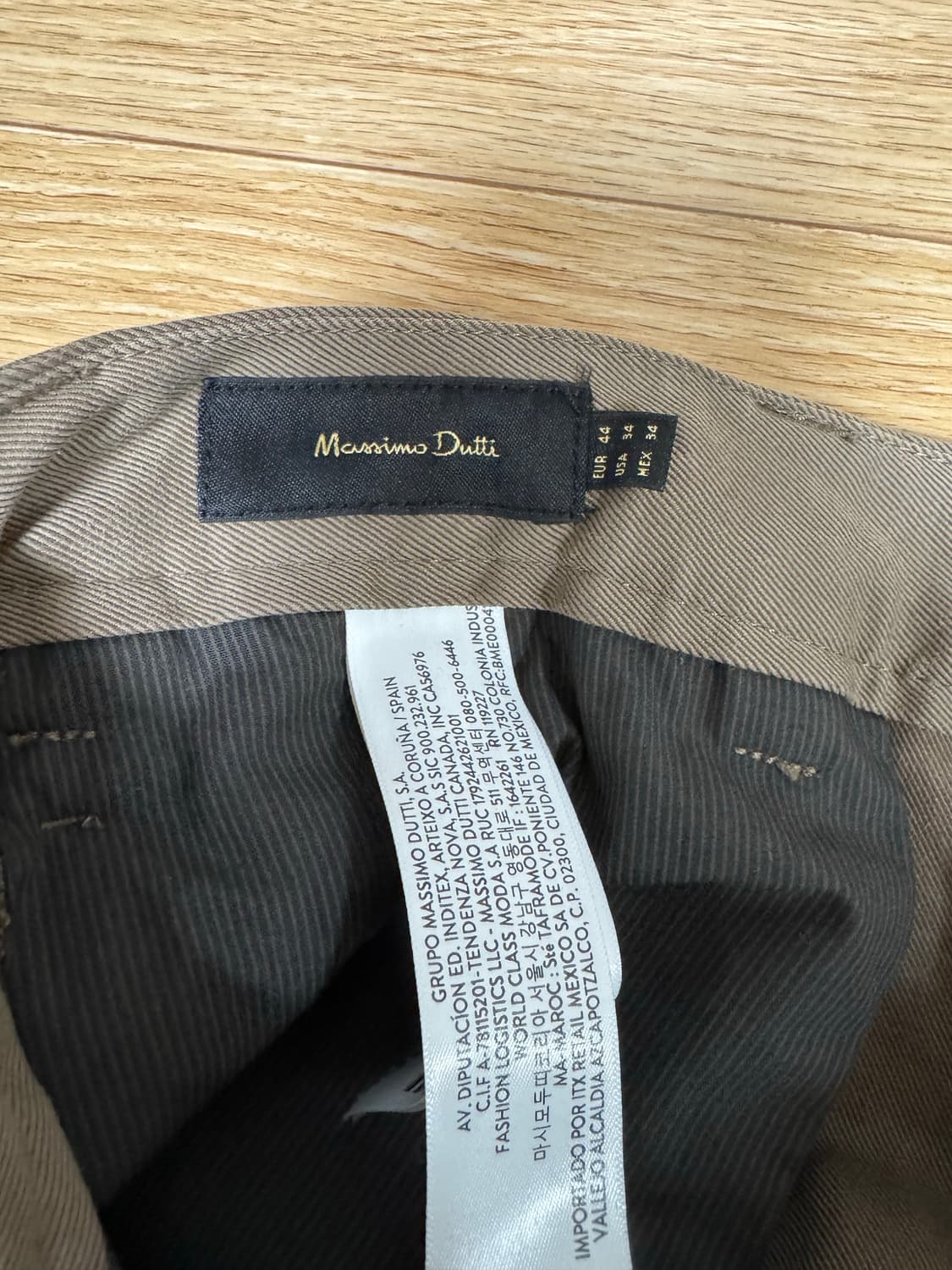 마시모두띠 릴렉스핏 치노팬츠 34 상품이미지3