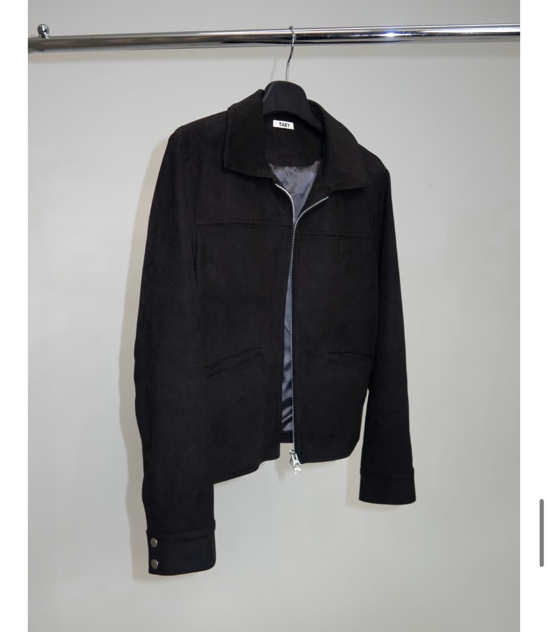 태이 tangle suede jacket (black) 상품이미지6