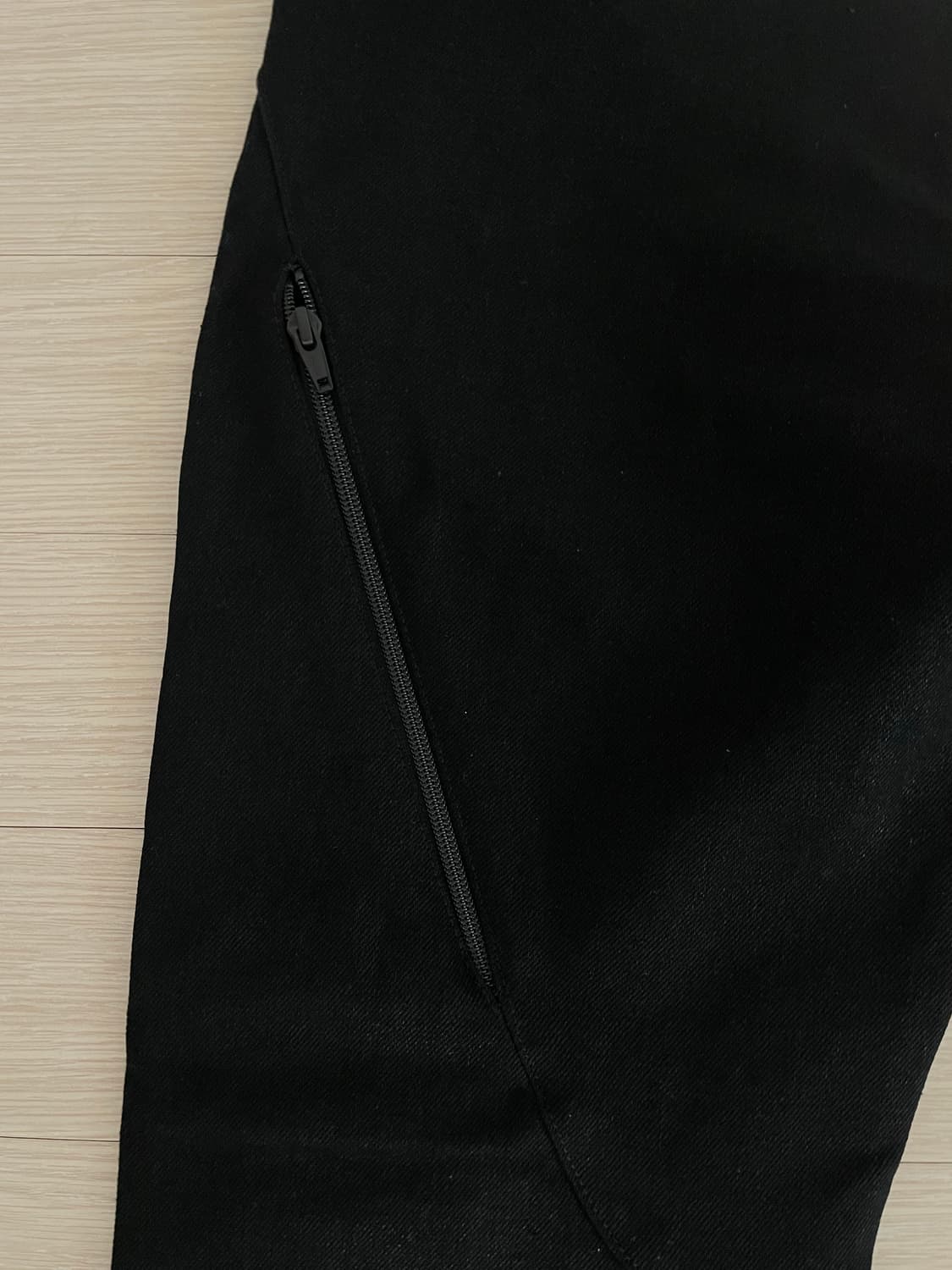 Plastic product wallet raw denim 상품이미지3