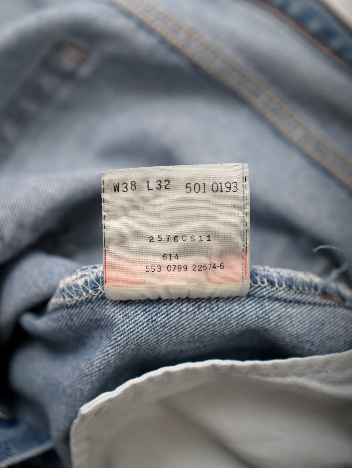 90’s Levi’s 501 Washed Denim Pants 상품이미지6