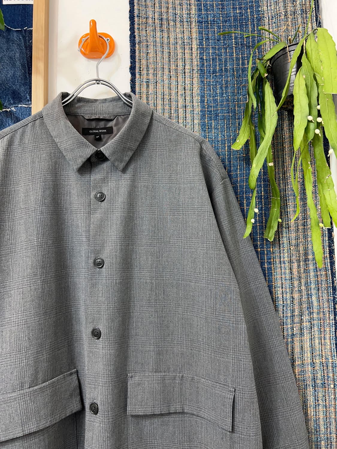 GLOBALWORK  Glen Checkered Jacket 상품이미지4