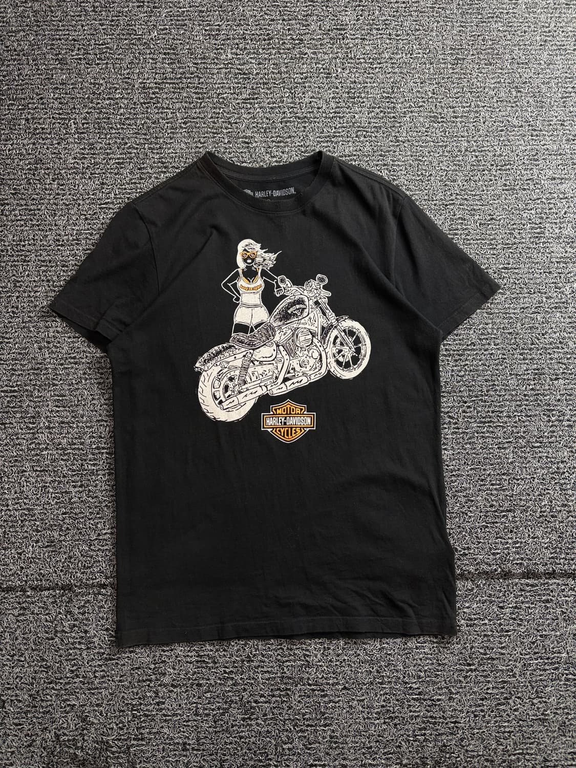 할리데이비슨 핀업걸 빅로고 올드스쿨 반팔티 4198 상품이미지2