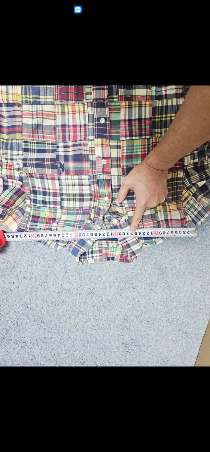 폴로 마드라스 패치워크 셔츠 상품이미지7