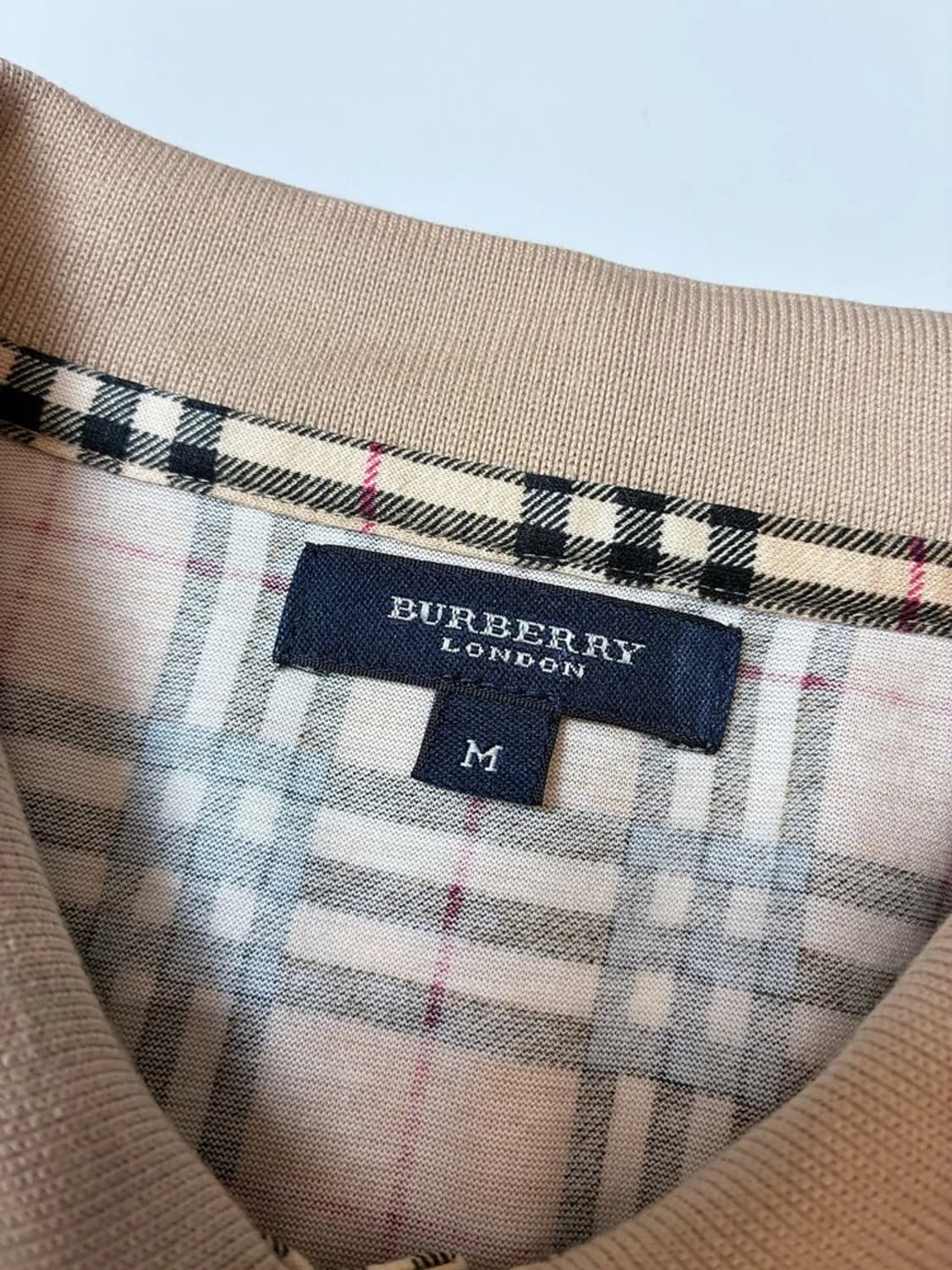 버버리 노바 체크 코튼 카라 반팔 티셔츠 PN9596 상품이미지6