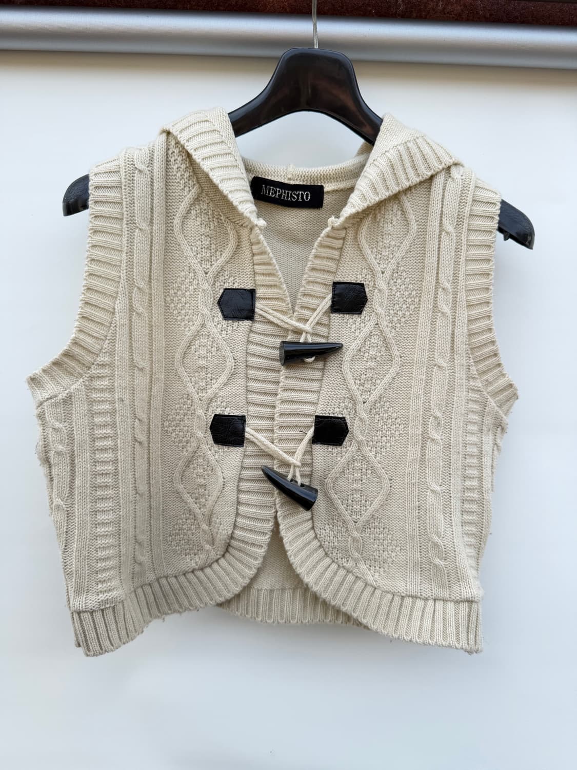 떡볶이 니트 조끼 상품이미지1