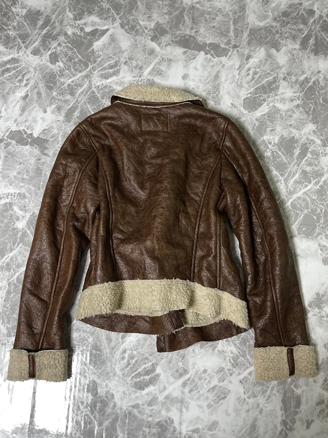 fur leather rider jack 상품이미지4