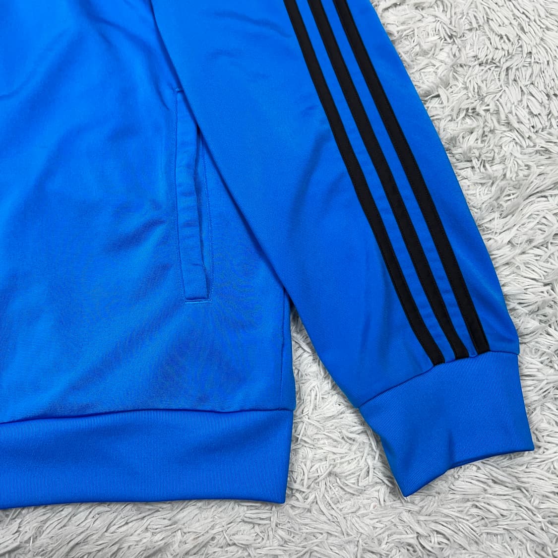 아디다스 남성 에센셜 워밍업 트랙자켓 블루 110+ 상품이미지5