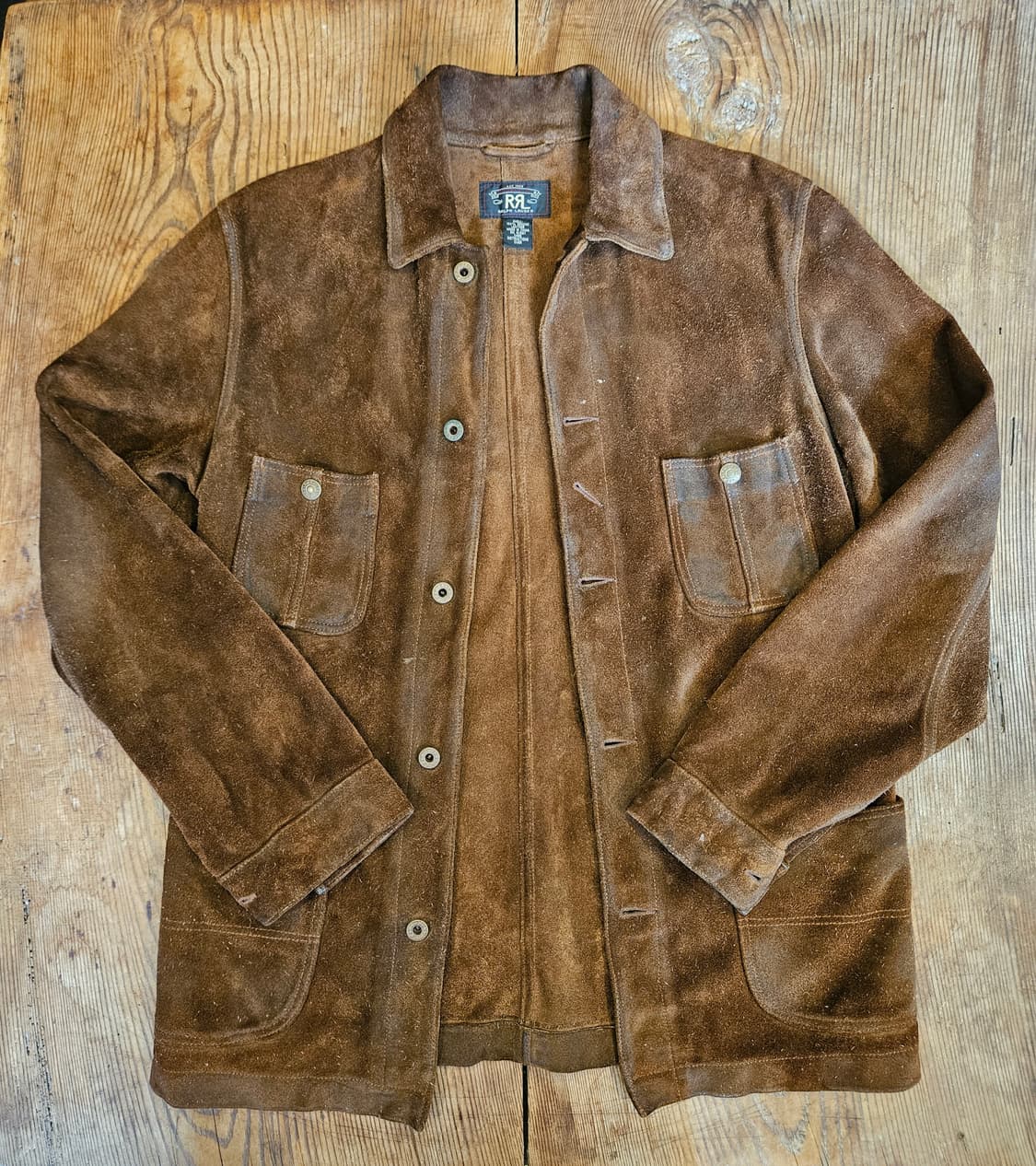 더블알엘 스웨이드 레더 워크 자켓  상품이미지1