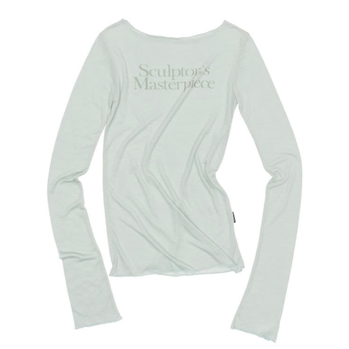 스컬프터 마스터피스 쉬어 탑 민트 티셔츠 긴팔 상품이미지1