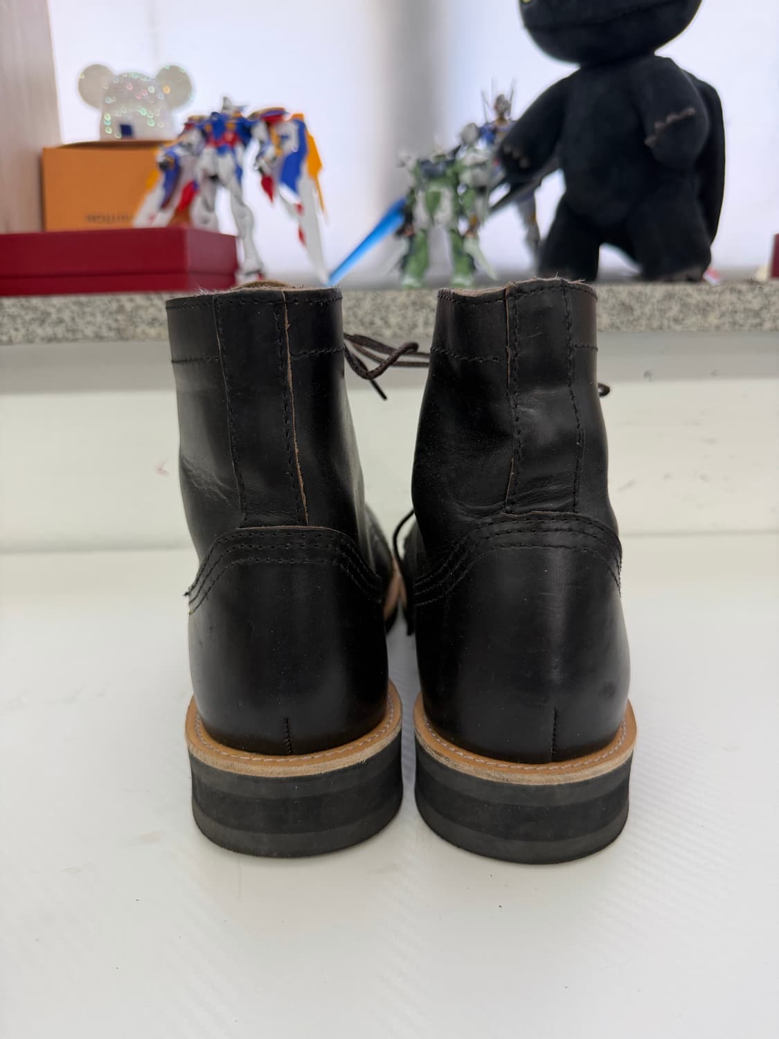 정품) 조셉트 x 헤이스트 블랙 레더 워커 부츠 270 상품이미지5