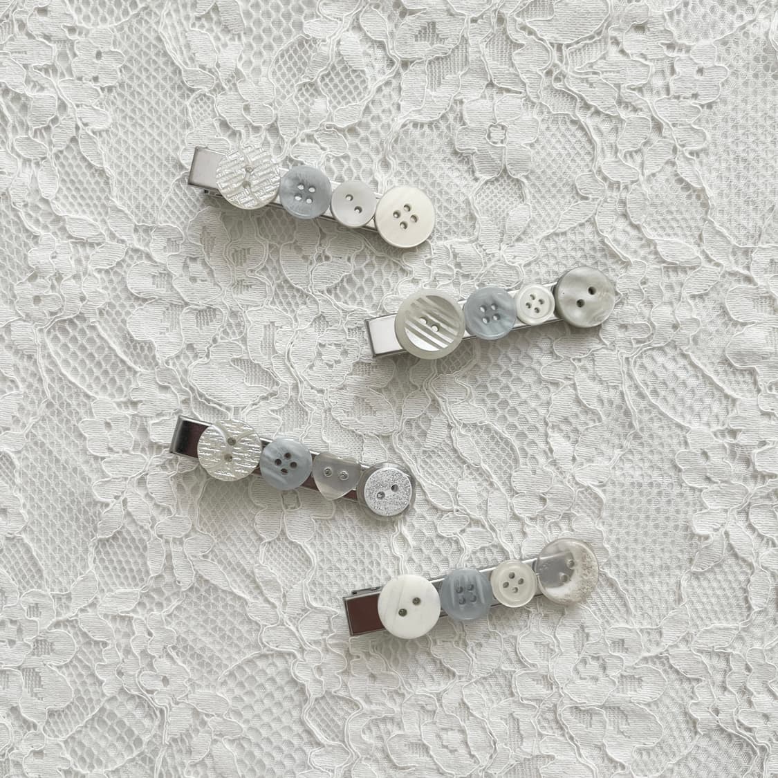 ⊰one and only⊱ button hair-pin 단추 헤어핀 상품이미지4