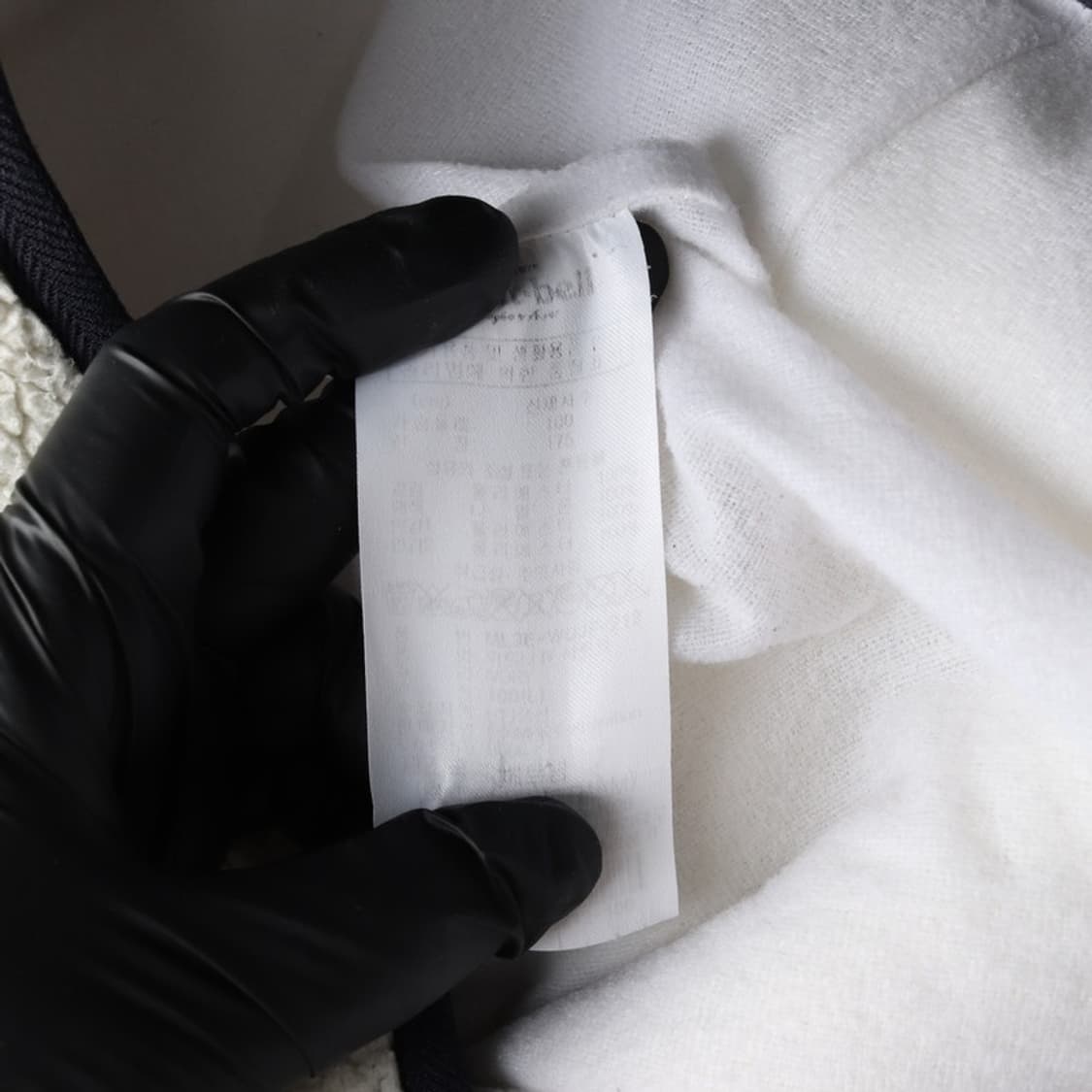 몽벨 크림 네이비 배색 쉐르파 후리스 자켓 L 상품이미지7