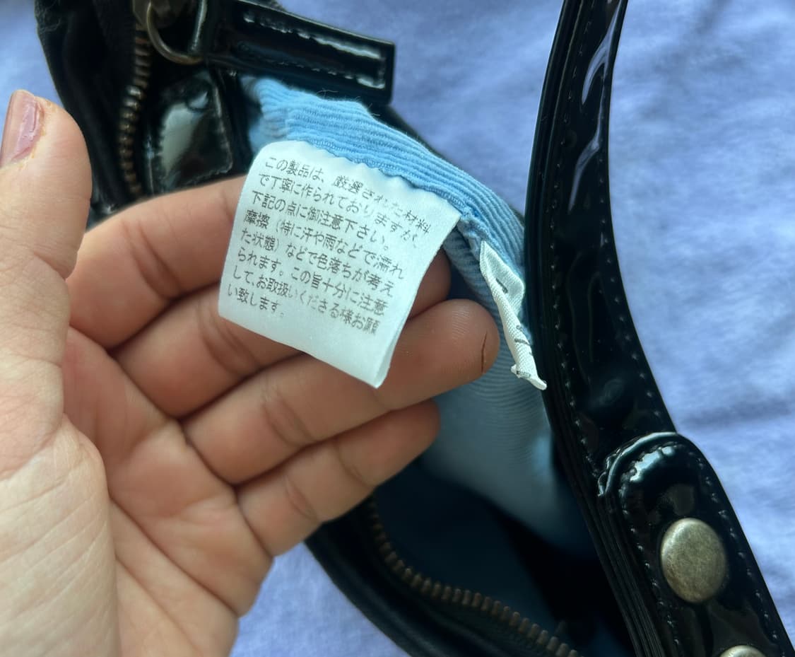 안나수이 블랙 숄더백 상품이미지5