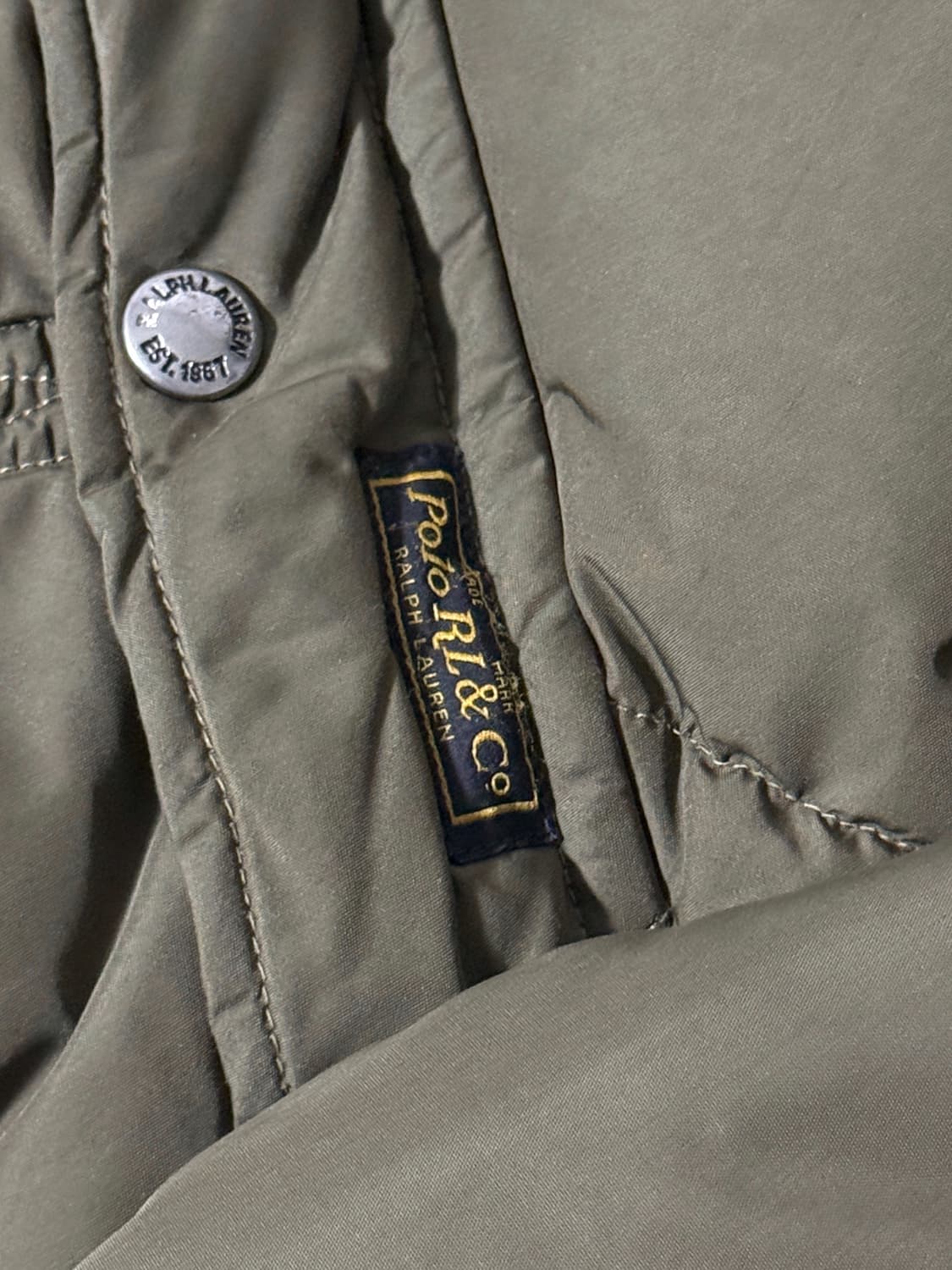 폴로 랄프로렌 00‘s 루즈핏 카키 다운 푸퍼 패딩 상품이미지6