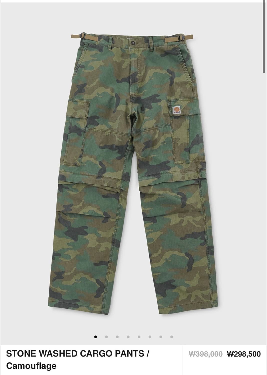 [M] 헤리티지플로스 카모 카고팬츠 상품이미지2