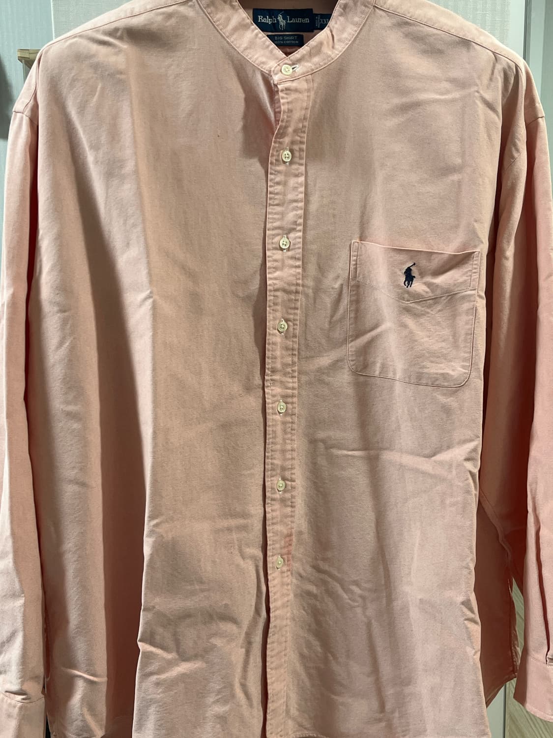 폴로 Big shirts 차이나카라셔츠 XXL 상품이미지1