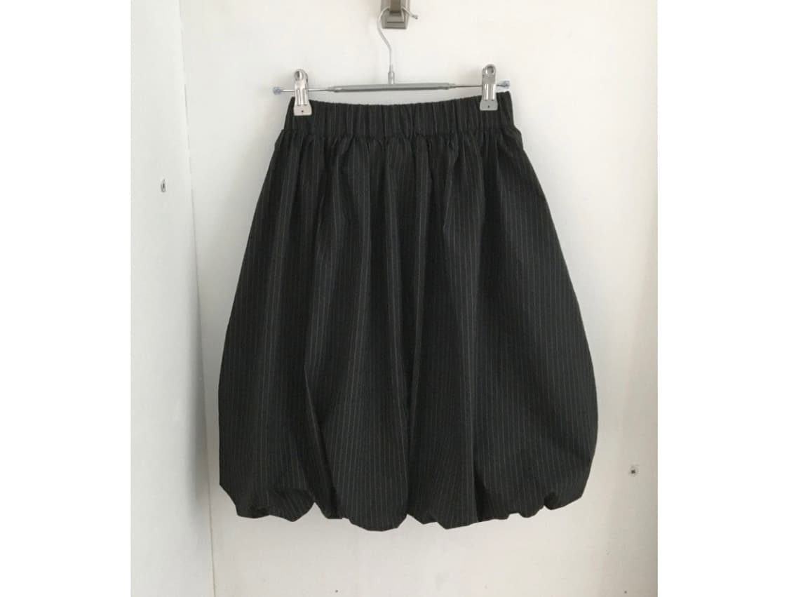 피에브레 스트라이프 펌킨 벌룬 스커트 상품이미지3