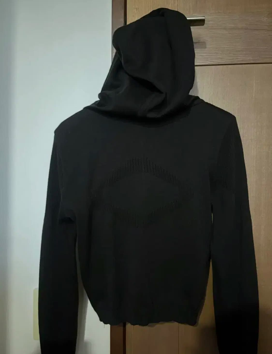 Mischief 미스치프 롬버스 니티드 니트 후드 블랙 S 상품이미지2